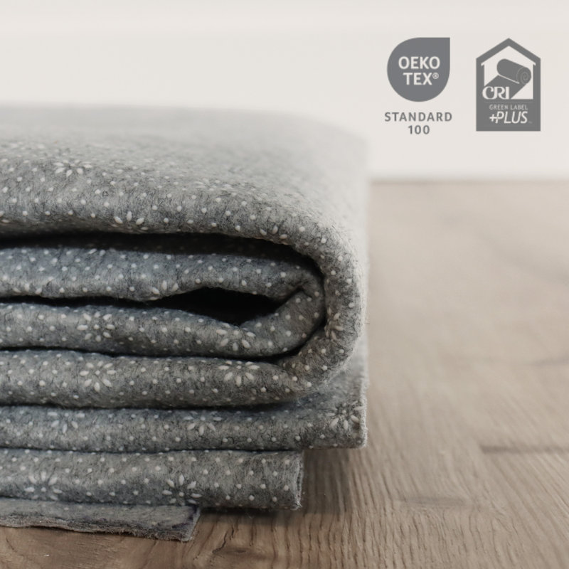 Scissorless Felted Square Rug Pad, Square 19', 0.25