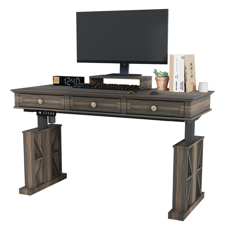Minimalist Height Adjustable Standing Desk | Wayfair