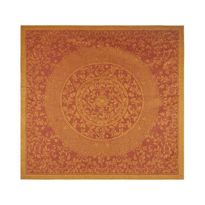 Floral Linen Tablecloth