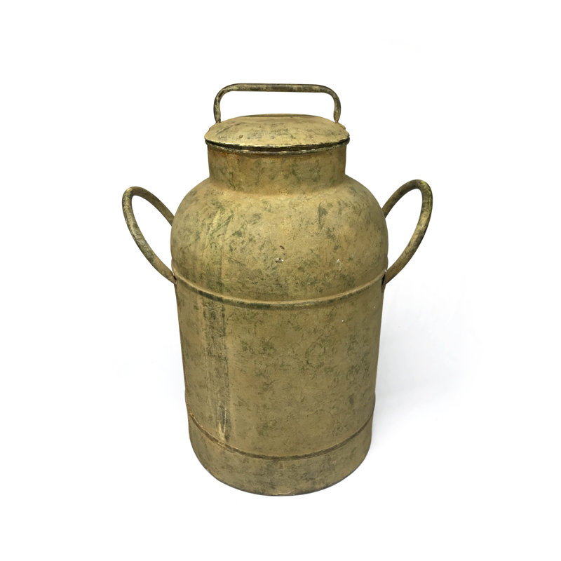 Urn décorative en métal Robison, H 20,5 po x l 16 po x P 12 po