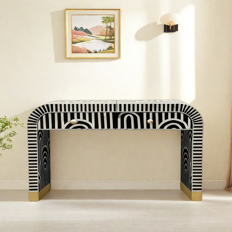 Console Retro Minimalist, H 29,92 po x l 55,12 po x P 17,72 po