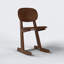 KufenKarl Solid Wood Dining Chair