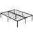 Full Size Black Metal Bed Frame, Heavy Duty Design, Quick And Easy Setup, No Noise, 1000 - Pound Static Support, Reinforced Slats For Mattress, Under Storage Organization, Suitable Various Living-1619280178