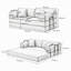 Sofa Upholstered 71.7 " Sleeper Sofa-909557441-909557469