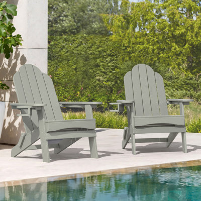 Chaise Adirondack pliante en PEHD