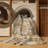 Machine Washable Abstract Beige Area Rug-863514421