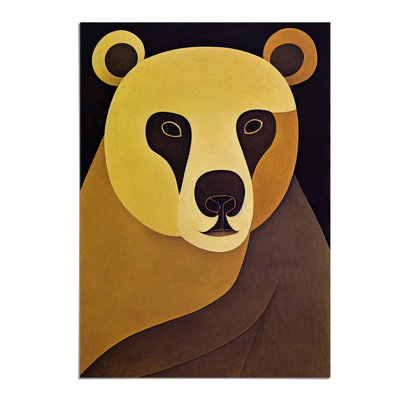 Traditional Bear No.1 Abstract - Wall Art