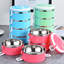 Contenant alimentaire portatif en acier inoxydable