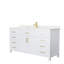 Beckett 66" Freestanding Single Bathroom Vanity with Cultured Marble Top-237132385-245638944-245638945