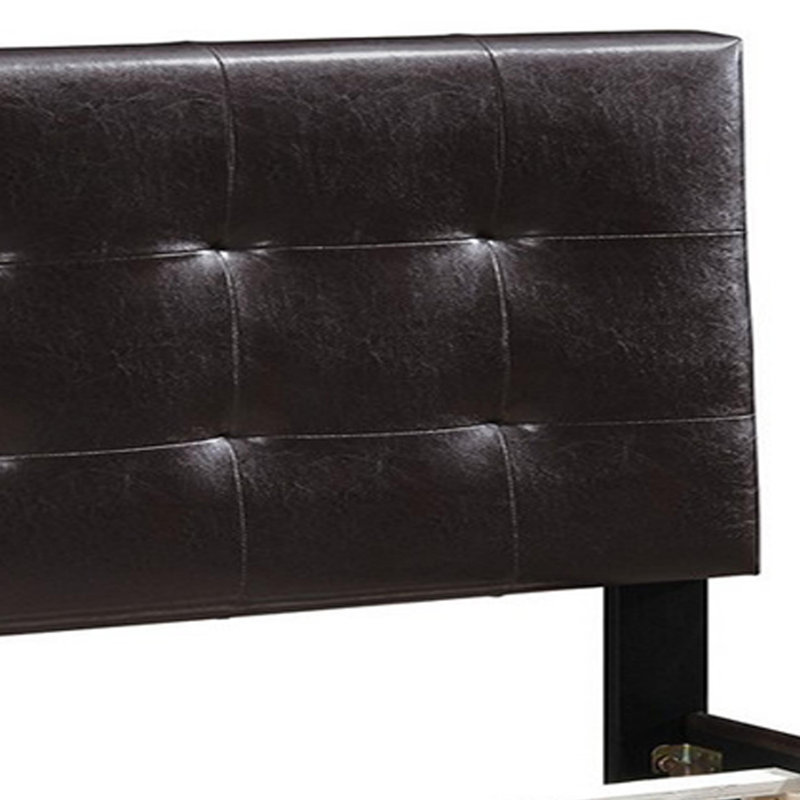 Rinku Platform Bed, Queen, Brown
