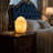 Natural Marble Egg Touch Table Lamp, Rechargeable Cordless Ambient Night Light with 3-Way Dimmable Brightness Levels, Portable Decor Lamp for Bedroom, Living Room, Dining Room & Office
