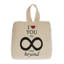 I Love You Fabric Door Wedge
