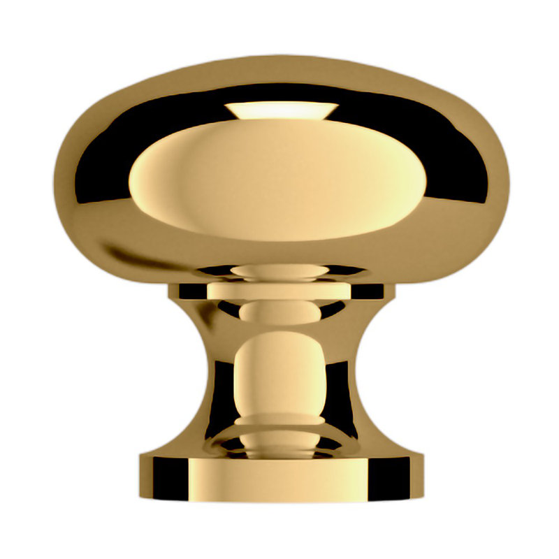 4704 Classic Knob, Non-Lacquered Brass