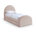 Tissu chenille rose