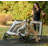 Foldable Pet Stroller Standard Stroller with-23131755