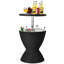 Table de bar d'extérieur en plastique avec plateau de table extensible Kaeto-47015467