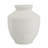 Round Terracotta Vase - Natural White Finish-1560028984