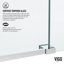 Elan 44-48" W x 74" H Sliding Frameless Shower Door with 3/8" Clear Glass-98439055