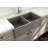 33'' L Double Bowl Fireclay Kitchen Sink-61605264