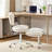 Meditation Chair Plus, Teddy Fleece Double-Layer Padding Cross Legged Rolling Chair For ADHD, Criss Cross Desk Chair With Lumbar Support, Adjustable Stool, Flexible For Fidgety Sitters