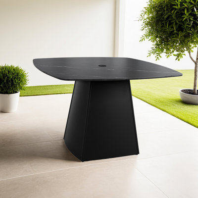 Table de salle à manger carrée 44 po x 44 po Modern Modern