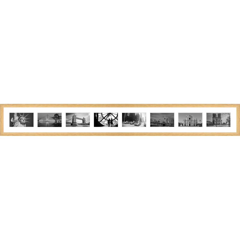Lareka Wood Picture Frame with Mat, Copper