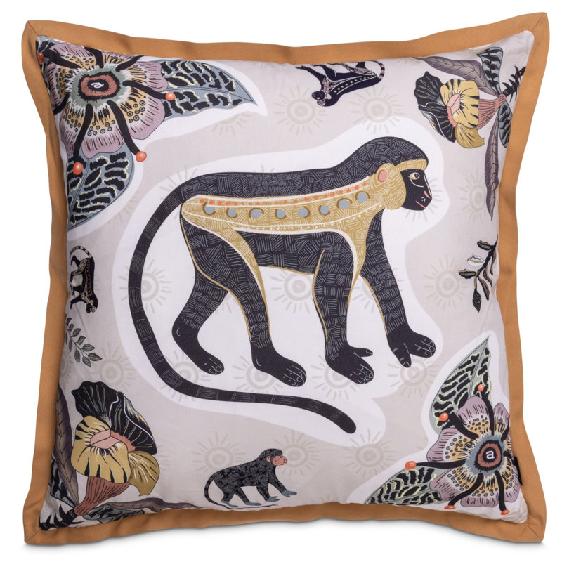 Meandering Monkey - Cotton, Stone