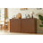 31.5-Inch Modern Wavy Sideboard, Curved Contour Design Storage Cabinet, 2-Door Cabinet With Storage Function, Suitable For Kitchen/Bedroom/Living Room-393772814