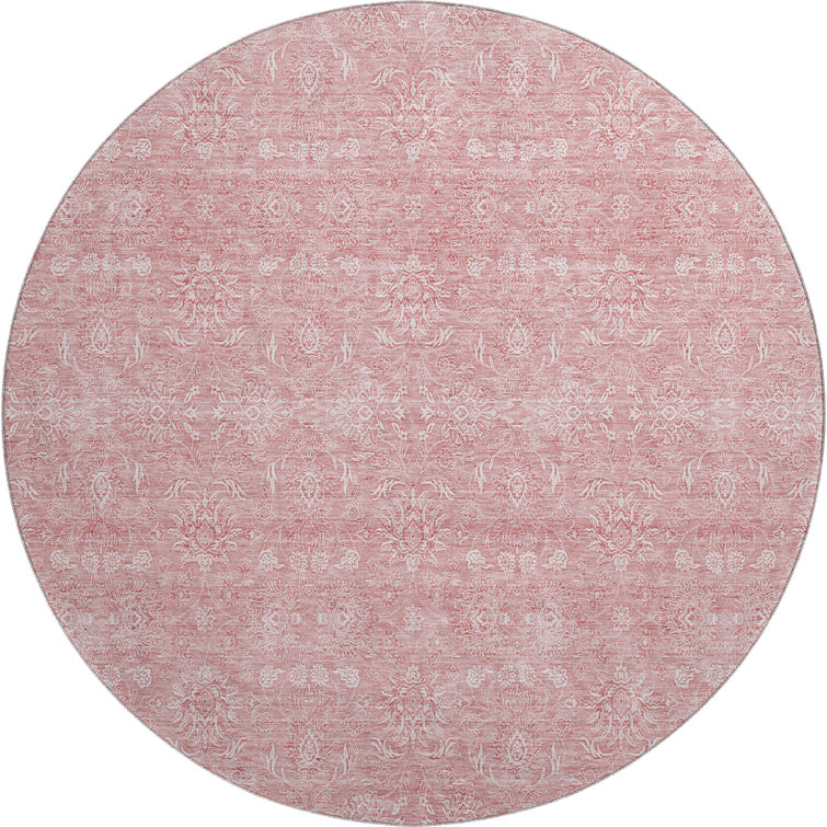 Premium Machine Washable Prisco Blush Rug