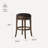  Maven Lane Alexander Swivel Backless Stool with Faux Leather Upholstery-92561089-92561091
