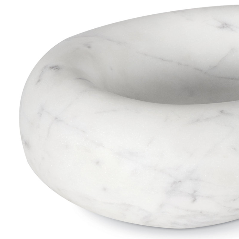 Lagoon Marble Bowl, White