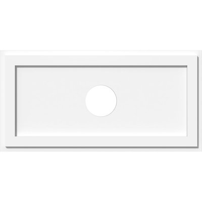 Rectangle médaillon de plafond