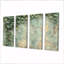 Collage de feuilles de lierre sur AWall III - Of Art - ensemble de décorations murales traditionnelles-220429612-220429601
