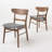 Cambrielle Mid-Century Modern Upholstered Dining Chairs with Rubberwood Frame and Padded Seat-2003919074-1911001661
