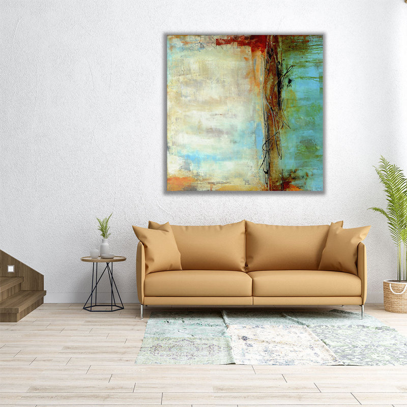 Urban East II - reproduction d'art sur toile, H 12 po x l 12 po