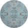 Premium Machine Washable Gurubaksh AMF1156 Floral Rug