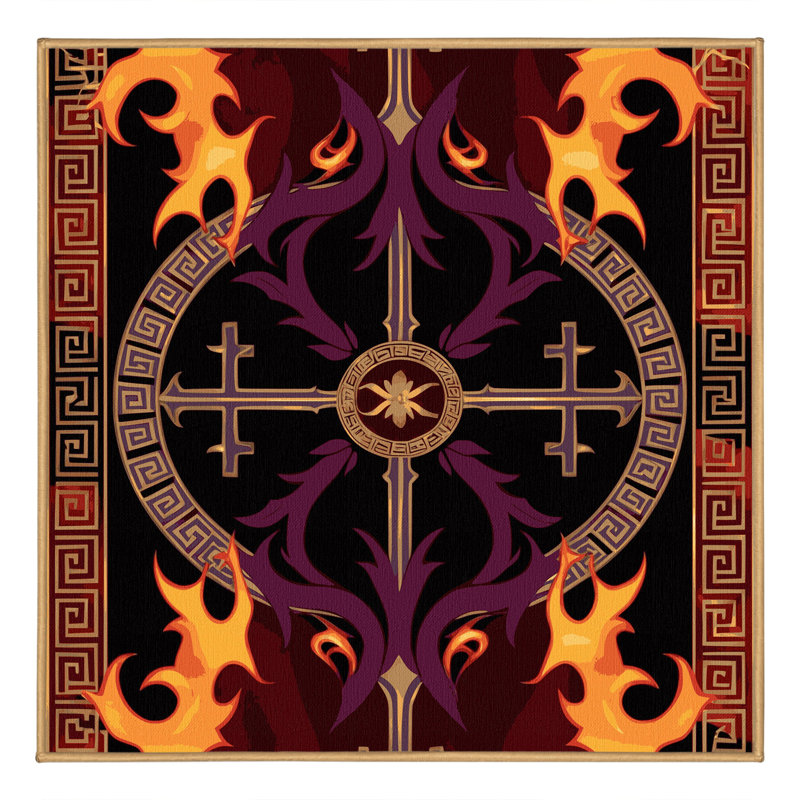 Rose Of Antiquity Rug, Square 5'