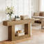 Table d'appoint à 2 niveaux, table de vestibule, table console