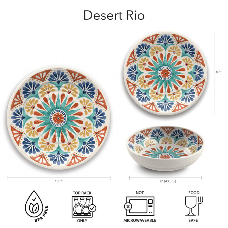 Bettina Melamine Pasta Bowl