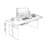 Black Rectangular Leather Standing desk-620100559-620100553