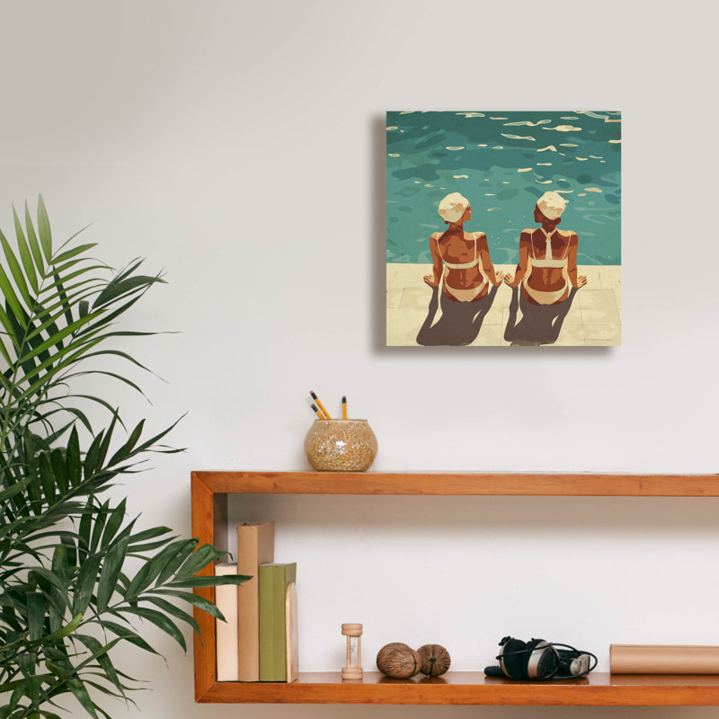 «Epic Graffiti» «Women» par Layla Oz, art mural sur toile, 12 po x 12 po, H 12 po x l 12 po
