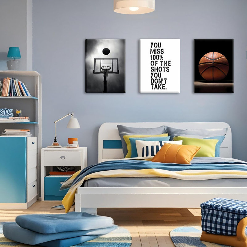 3 Piece Wrapped Canvas Print, 40 cm H x 30 cm W
