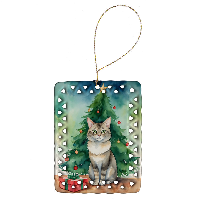 Ornement en porcelaine Dwelf, Dwelf Cat