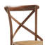 Star Solid Wood Cross Back Side Chair