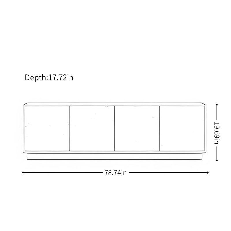 Meuble télé French Minimalist Design