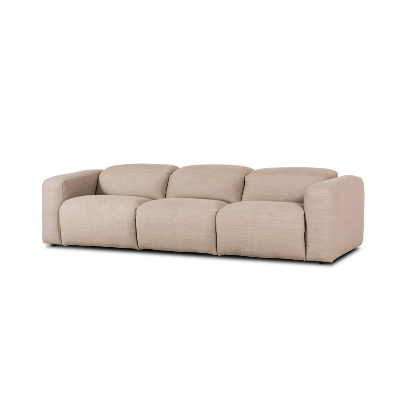 Radley Power Reclining Sofa, Crypton Nomad Taupe Polyester Blend