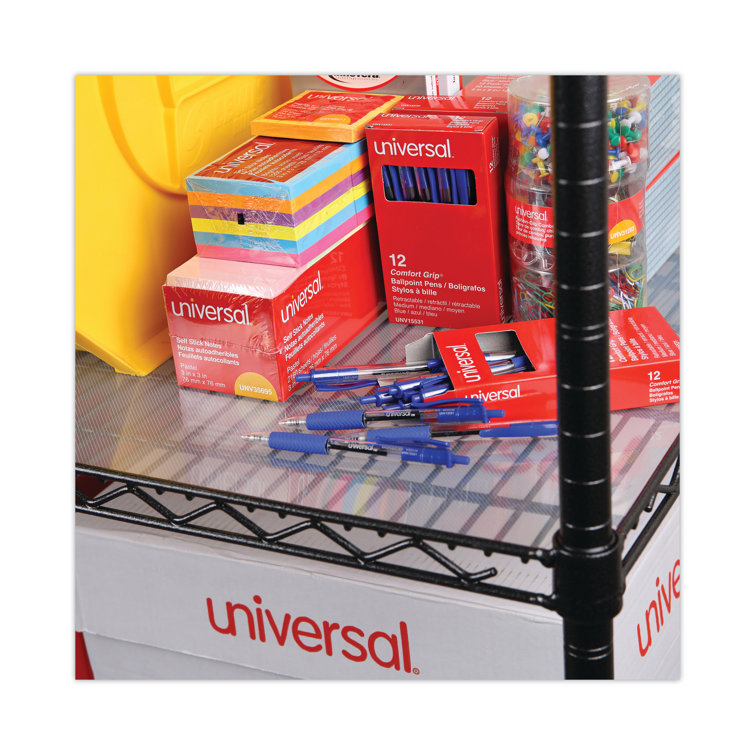 48 W x 18 D Shelf Liners for Wire Shelving in Clear Plastic
