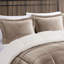 Édredon double / grand avec rembourrage - To Taupe Hue Down Alternative & Taupe +