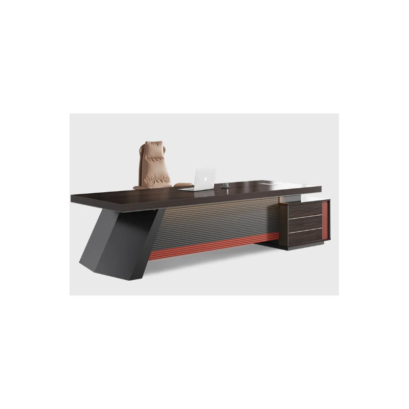 Mykol L-Shaped Executive Desk, 75cm H x 260cm W x 90cm D