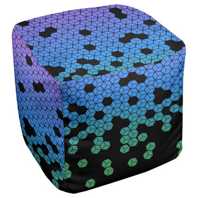 Repose-pieds à cubes culbuté Avicia